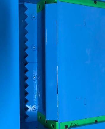 EcoWood TS-1020  Контрнож  Предназначен для создания необходимого зазора между валом с ножами, для регулировки необходимого размера получаемой щепы 